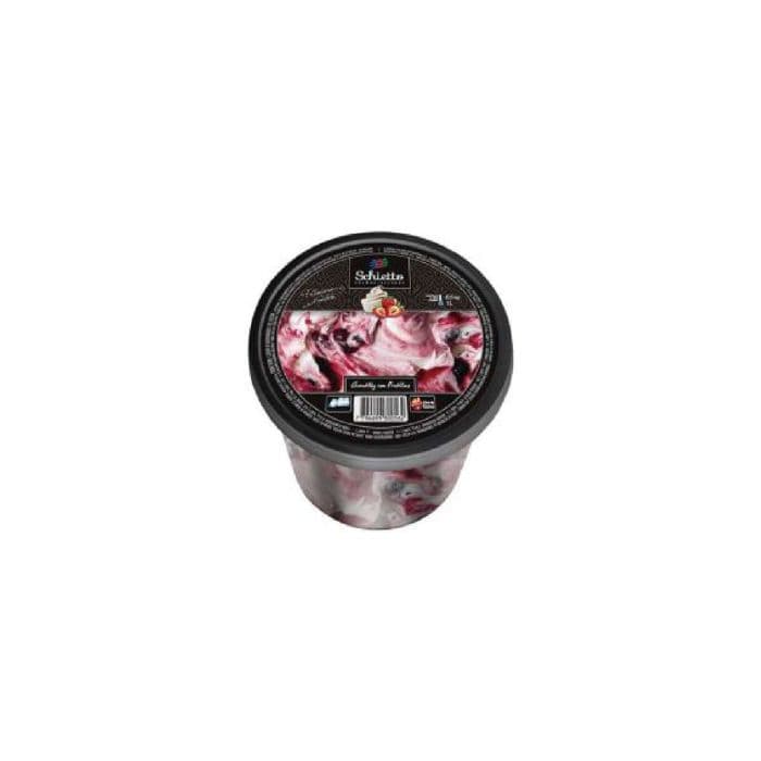Pote 1 litro chantilly con frutilla schietto